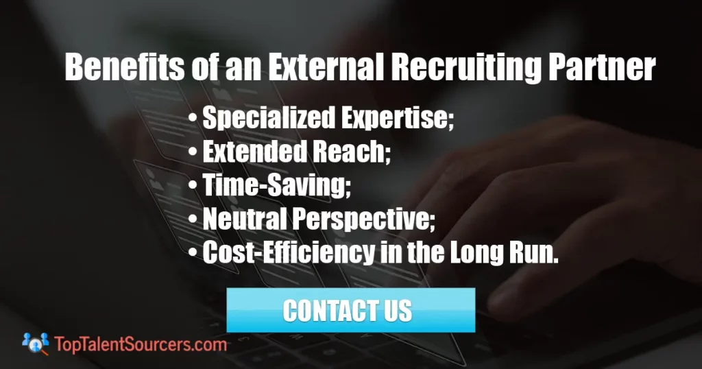 Benefits of External Recruiting Partner